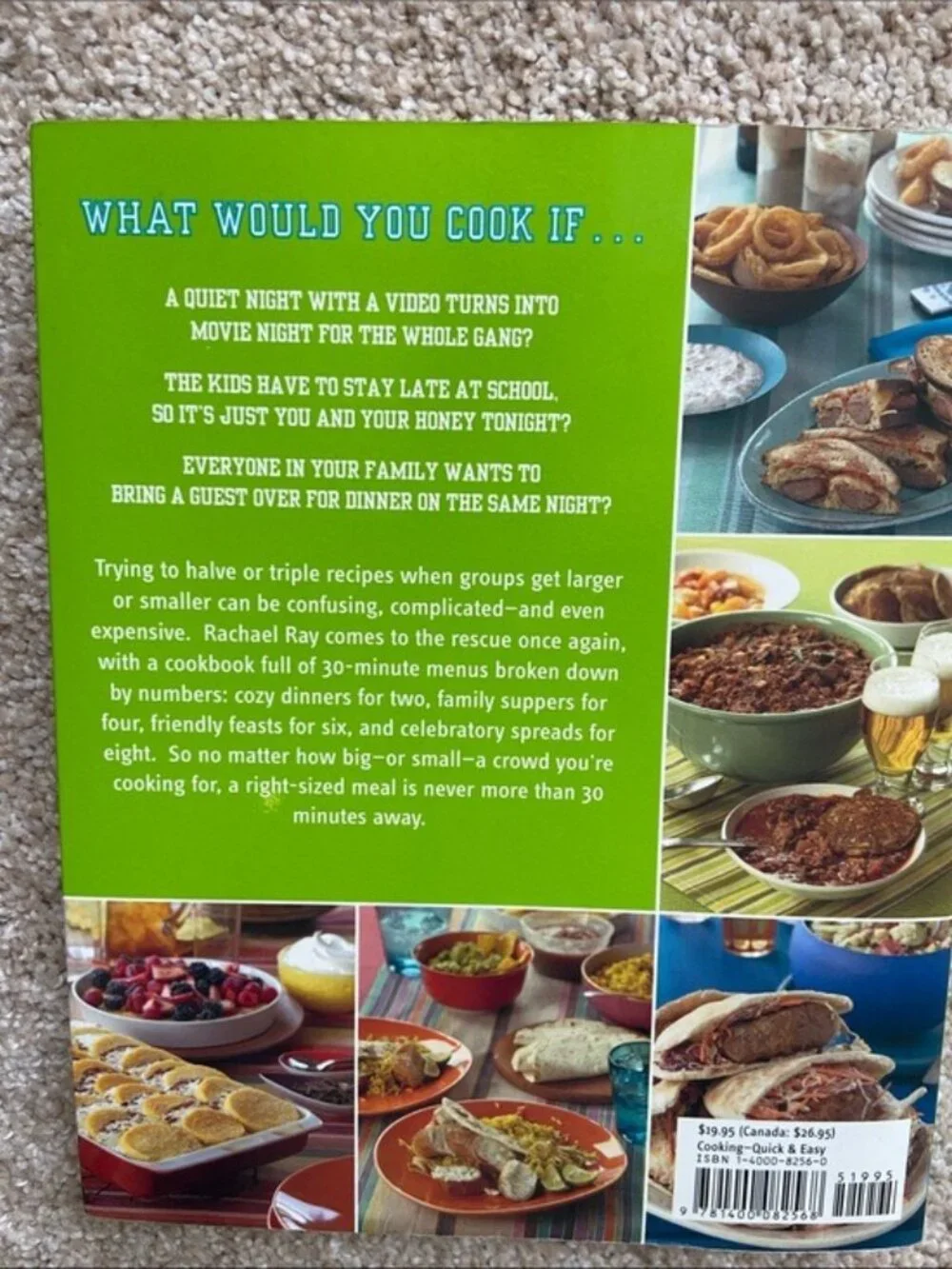 Rachael Ray Cookbook Set of 3 Best Eats Express Lane Meals 2 4 6 8 Softcover NEW